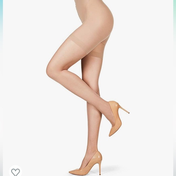 NWT MEMOI CRYSTAL SHEER SHAPER PANTYHOSE CONTROL TOP TIGHTS IN NUDE - Picture 5 of 6